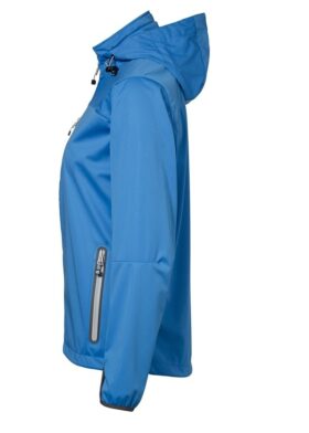 Foto-af-Softshell-letvægt-damejakke-turkis-side2-ID0876