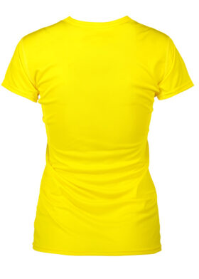 Foto-af-Woman-Active-T-shirt-gul-ryg-G11002